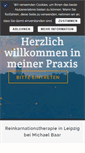 Mobile Screenshot of praxis-reinkarnationstherapie.de